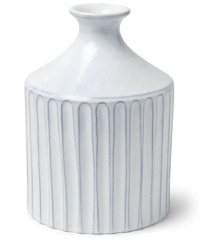 Brunello Cucinelli Vase aus Keramik (25x18cm Weiß