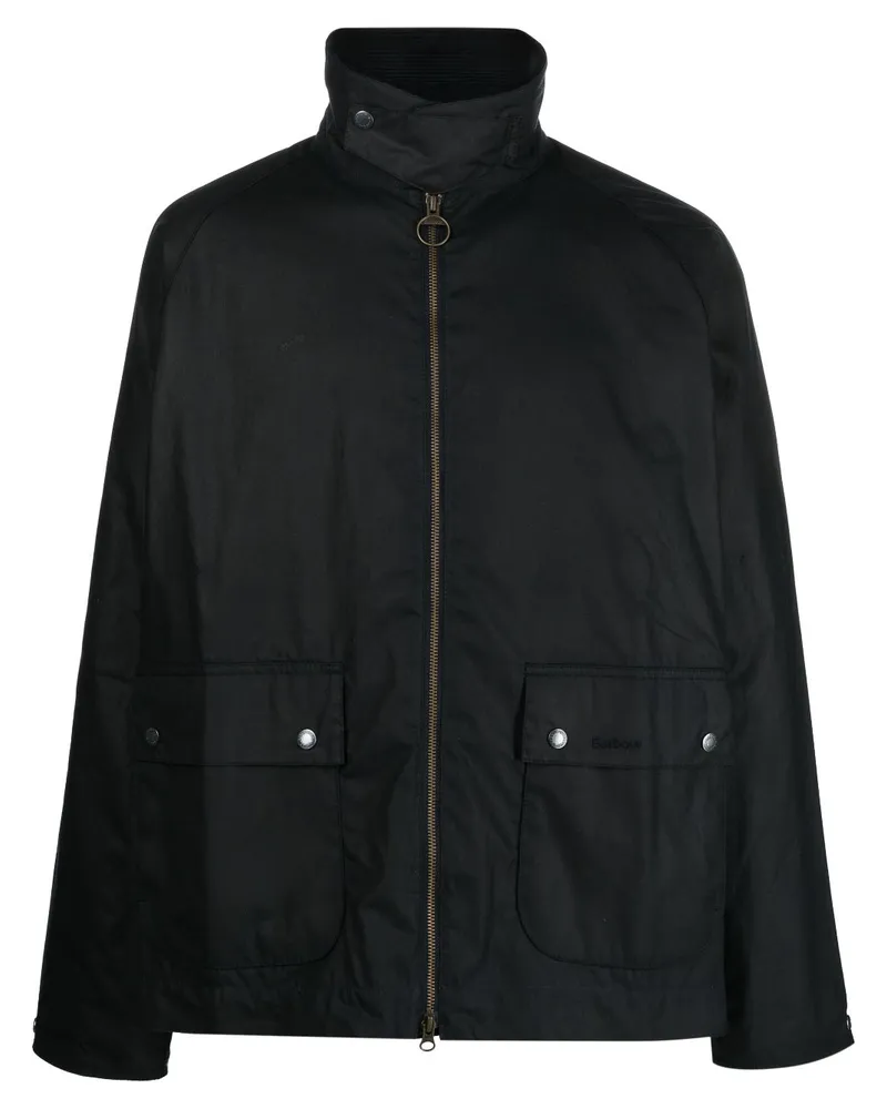 Barbour Jacke mit Cordkragen - Blau Blau