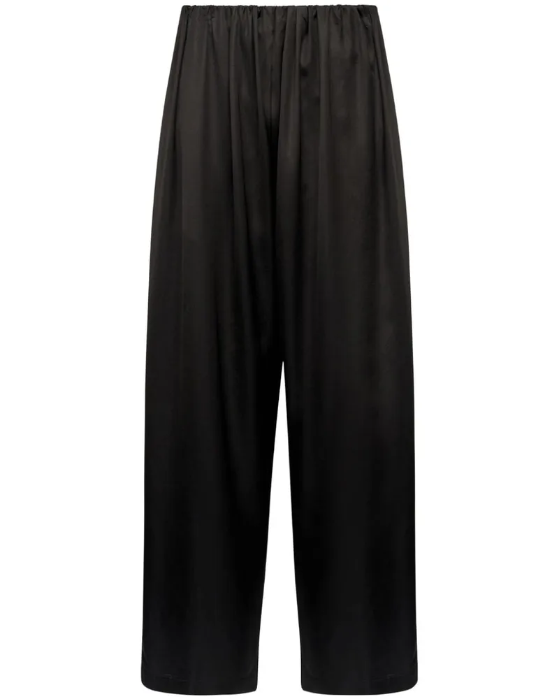 Maison Margiela Taillenhose mit Bundfalten - Schwarz Schwarz