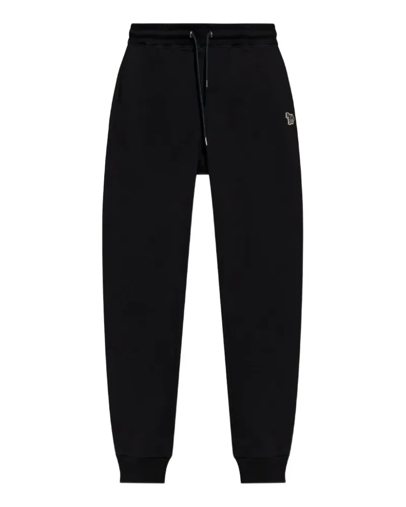 Paul Smith Schmale Jogginghose mit Zebramuster - Schwarz Schwarz