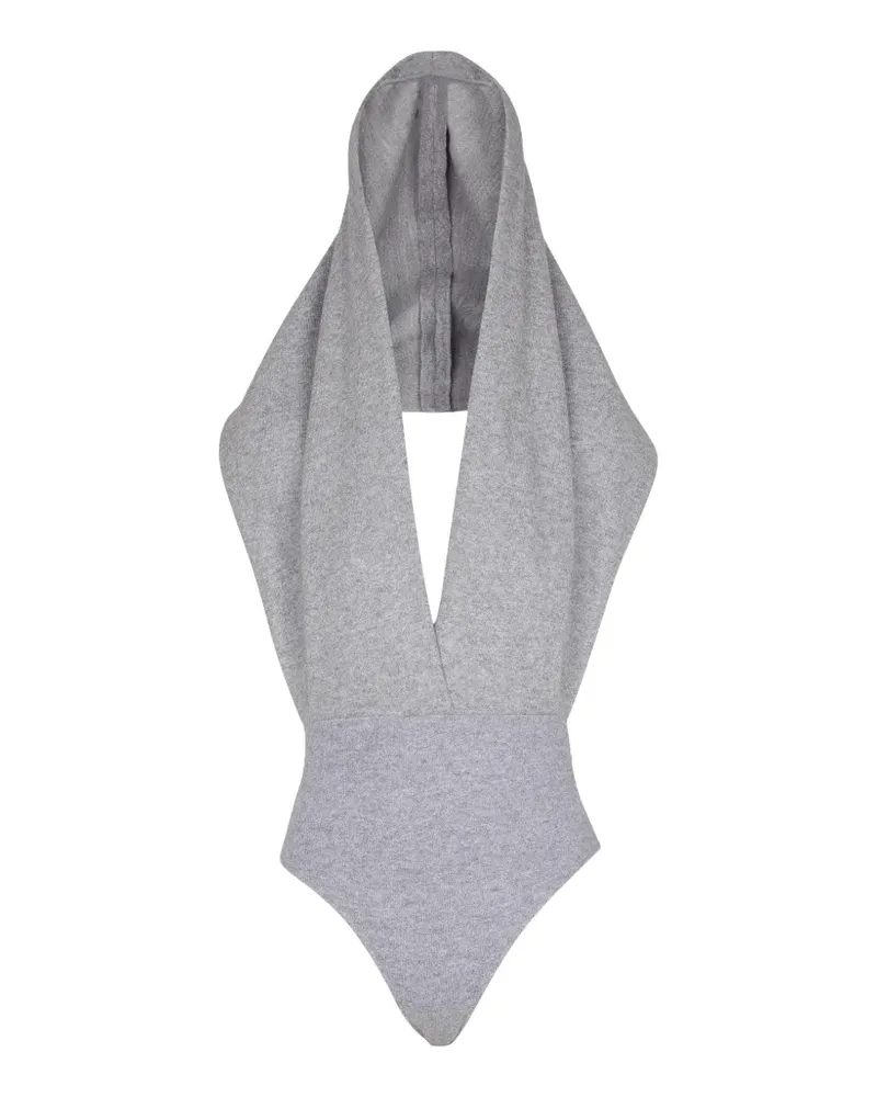 Balmain Body mit Kapuze - Grau Grau