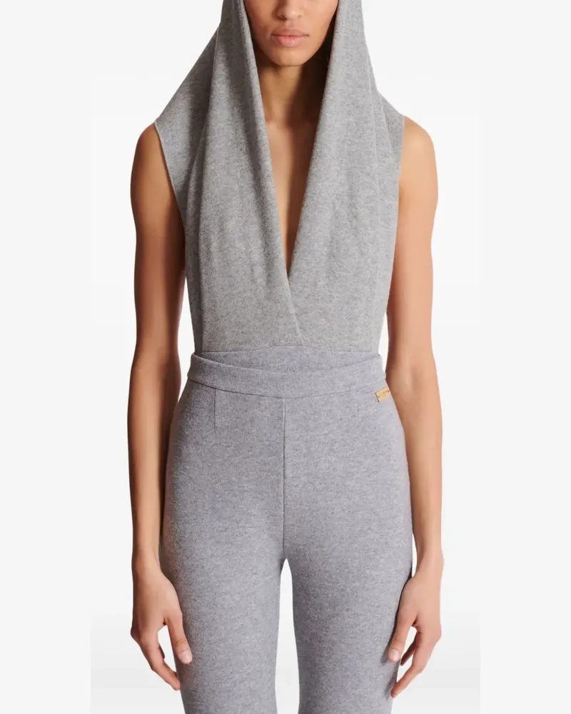 Balmain Body mit Kapuze - Grau Grau