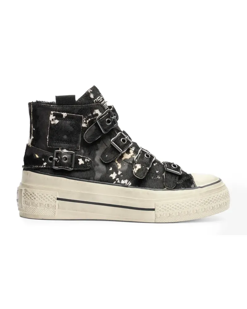 ash Sneakers mit Ponyhaar - Schwarz Schwarz