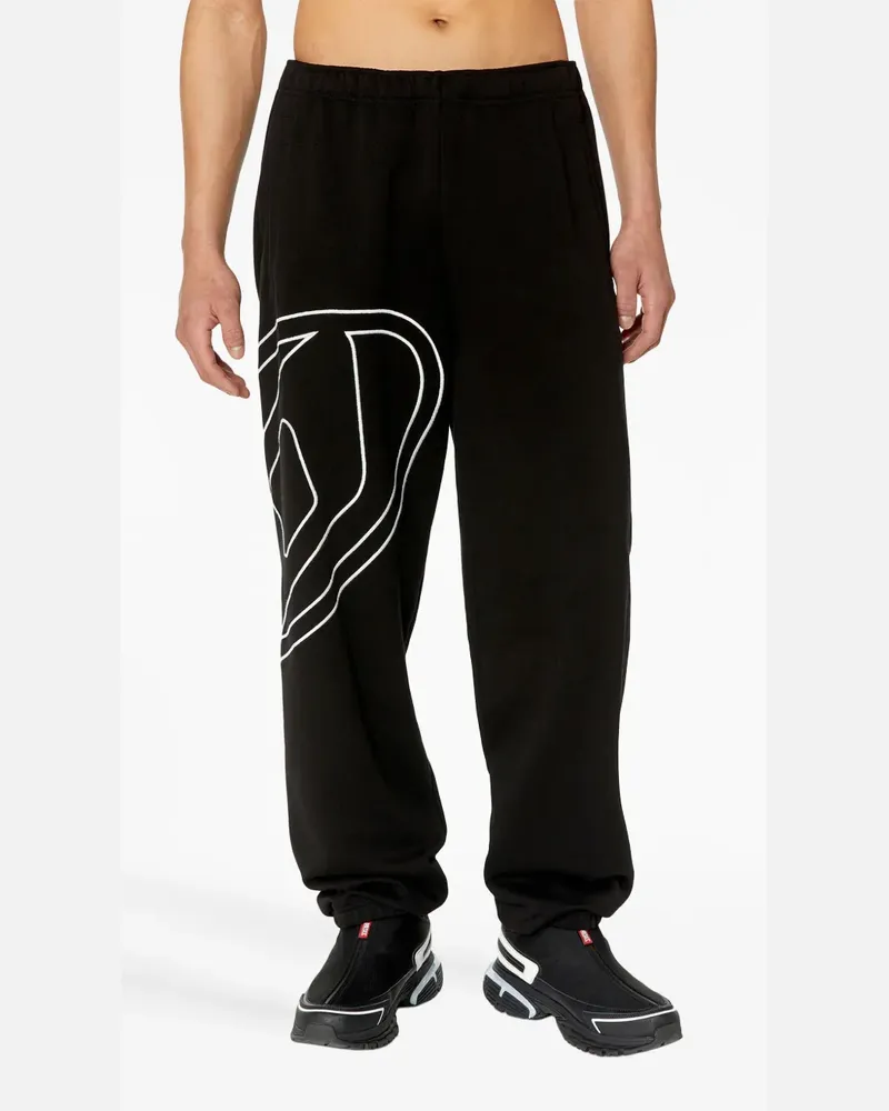 Diesel P-Marky-Megoval-D Jogginghose aus Baumwolle - Schwarz Schwarz