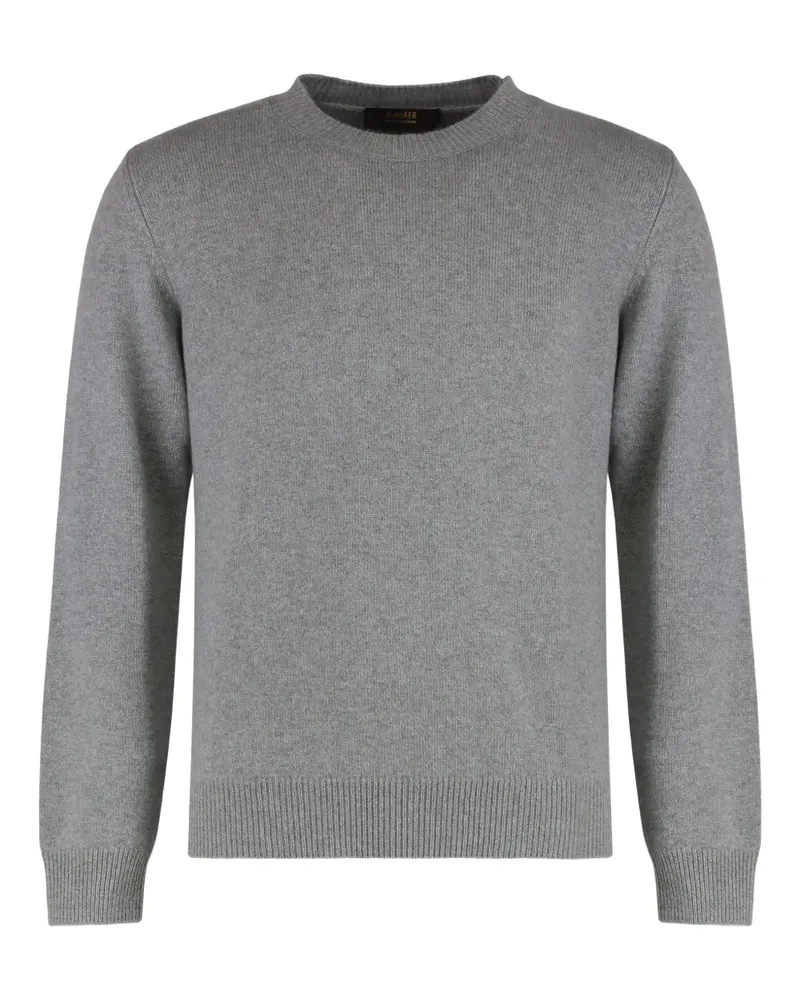 MOORER ribbed sweater - Grau Grau