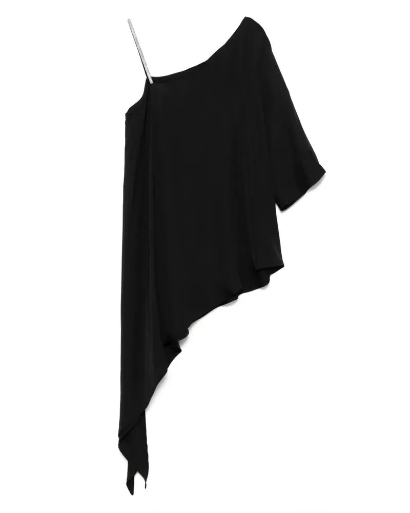 Peserico Asymmetrisches Oberteil - Schwarz Schwarz