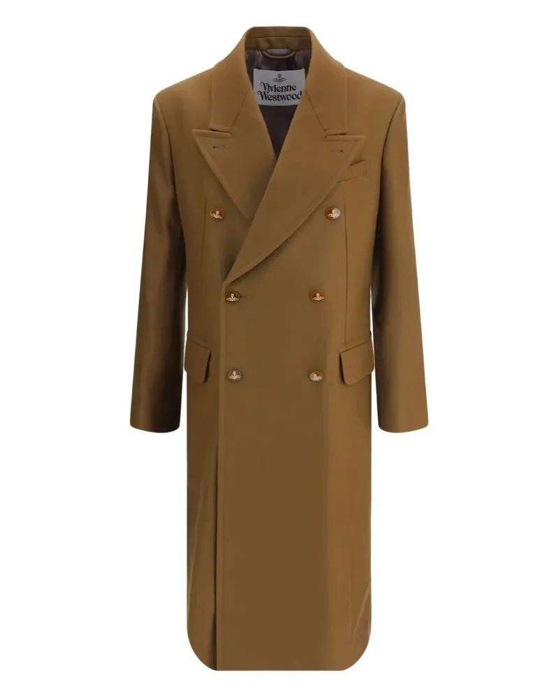 Vivienne Westwood double-breasted wool coat - Braun Braun