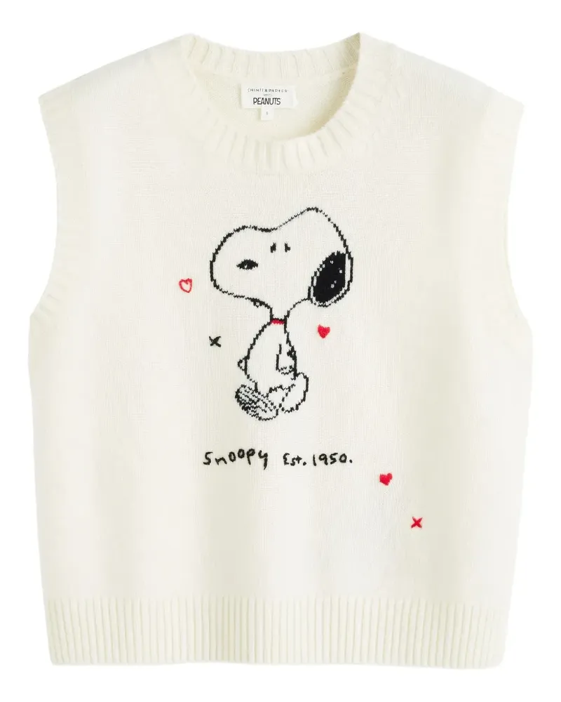 Chinti & Parker x Snoopy 75th Anniversary Weste - Nude Nude