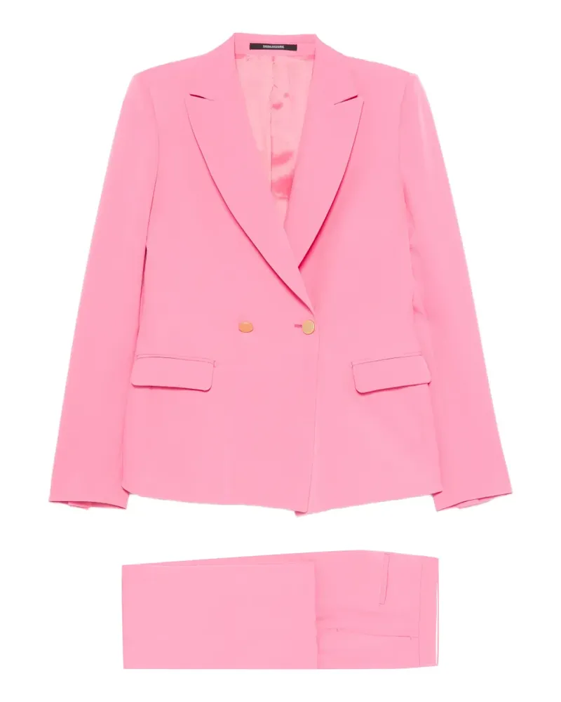 Tagliatore Doppelreihiger Anzug mit steigendem Revers - Rosa Rosa