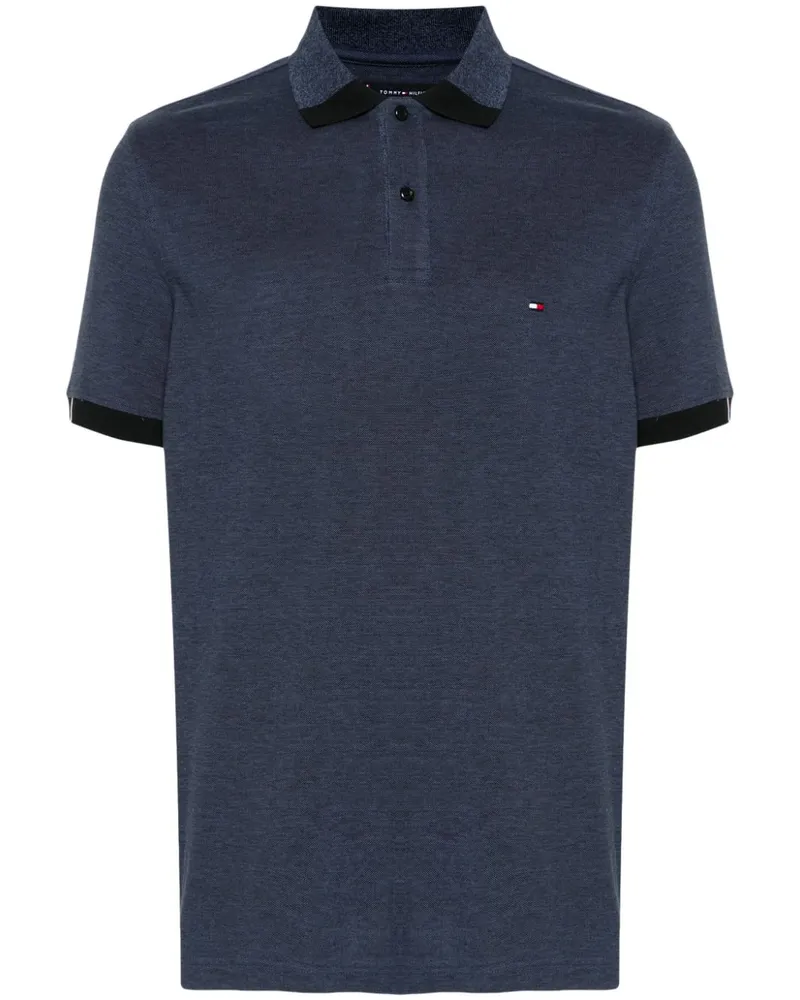 Tommy Hilfiger Poloshirt aus Pikee - Blau Blau