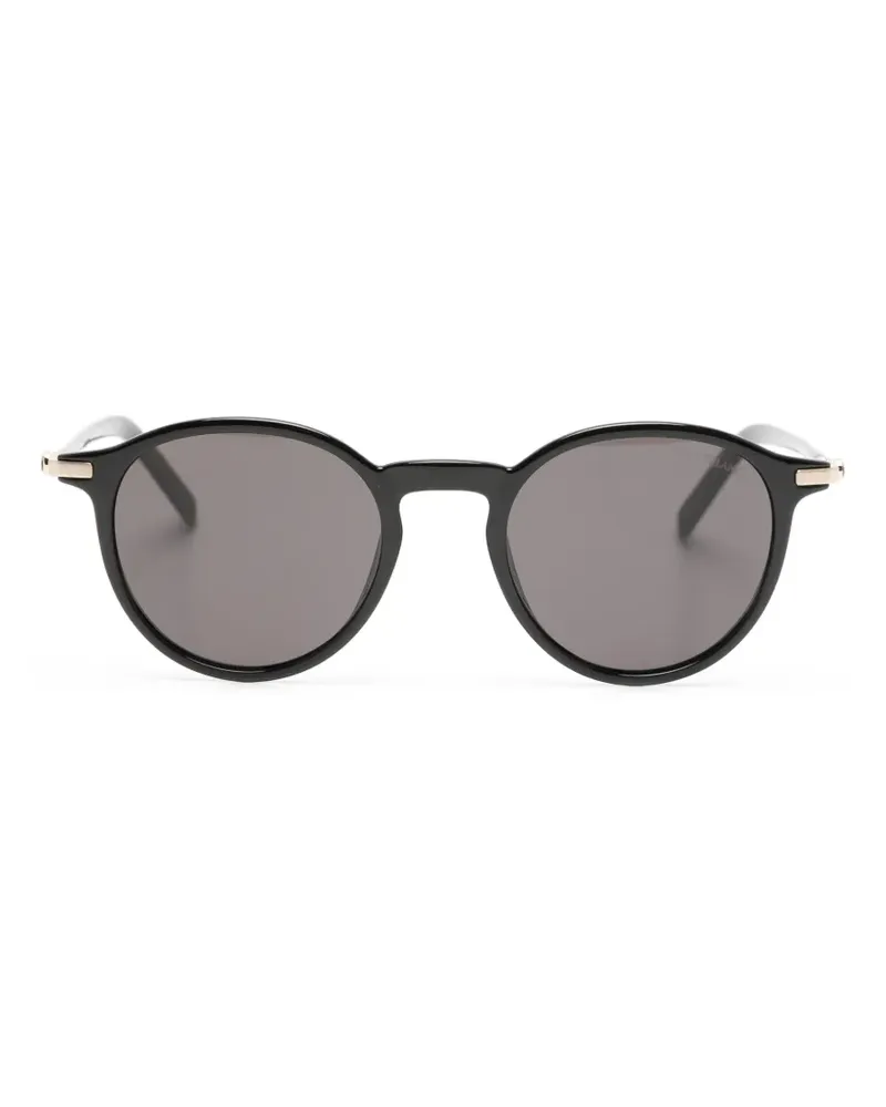 Montblanc round-frame sunglasses - Schwarz Schwarz