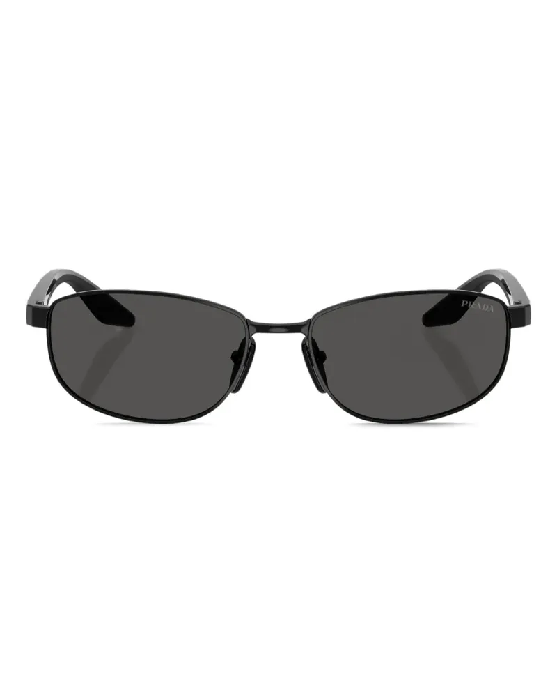 Prada oval-frame sunglasses - Schwarz Schwarz