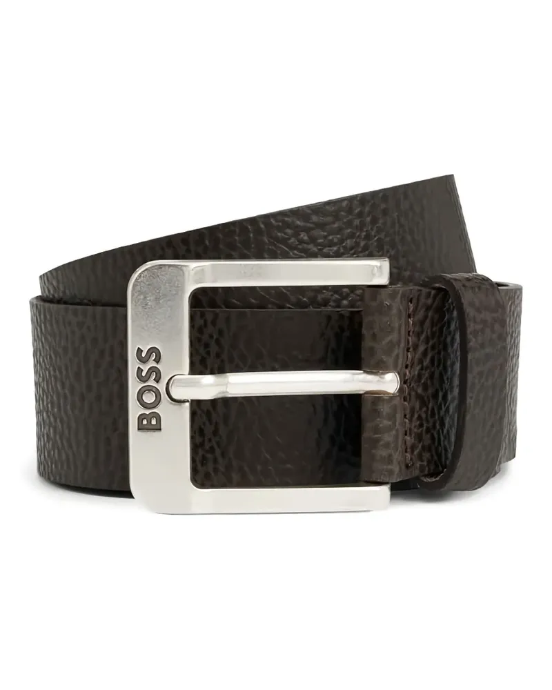 HUGO BOSS Gürtel mit strukturierter Schnalle - Braun Braun