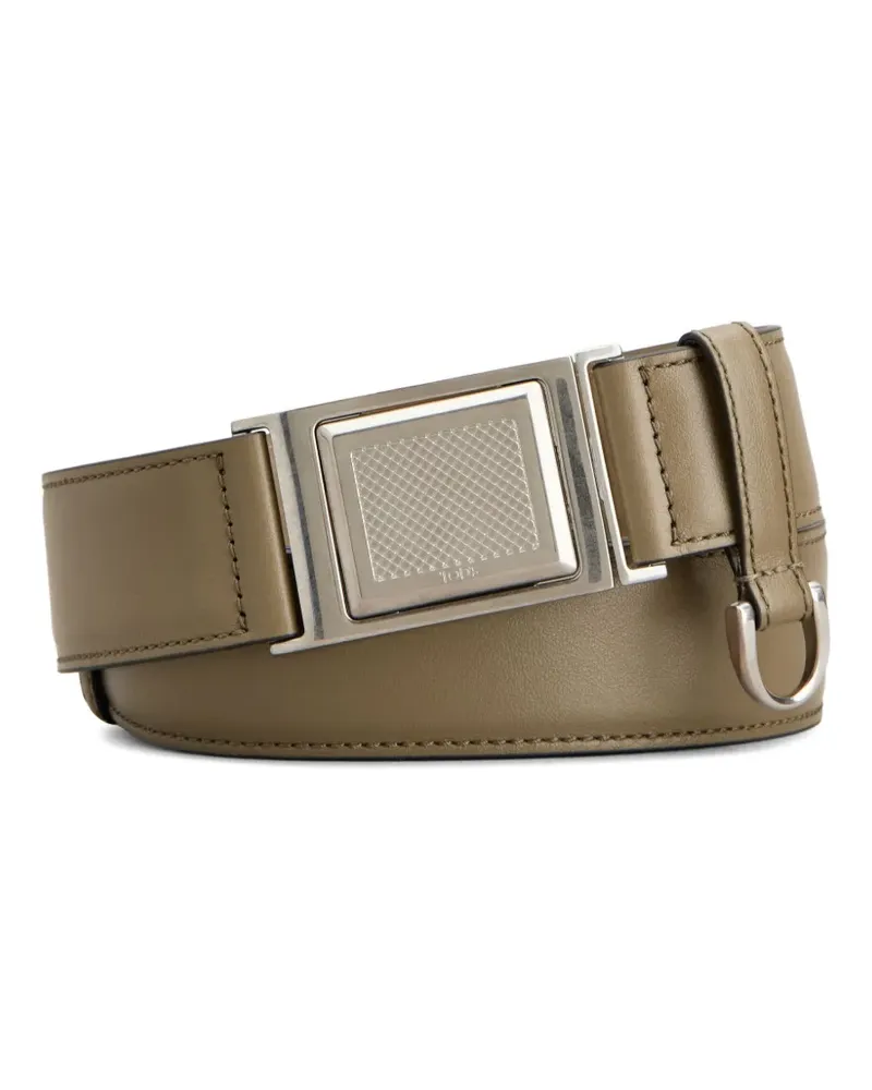 TOD'S Gürtel mit Metallschnalle - Grün Grün