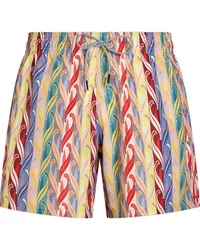 Etro Gestreifte Badeshorts Nude