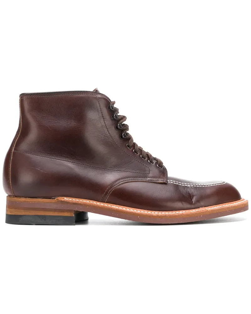 Alden Klassische Schnürstiefel - Braun Braun