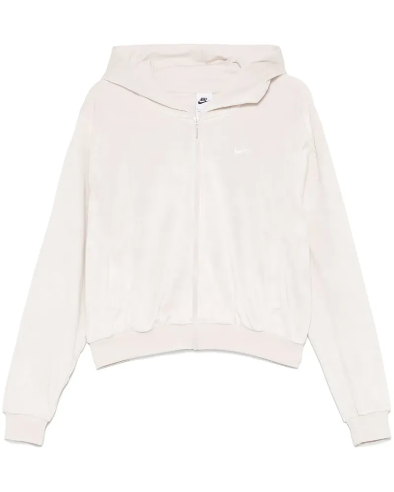 Nike Hoodie mit Reißverschluss - Nude Nude