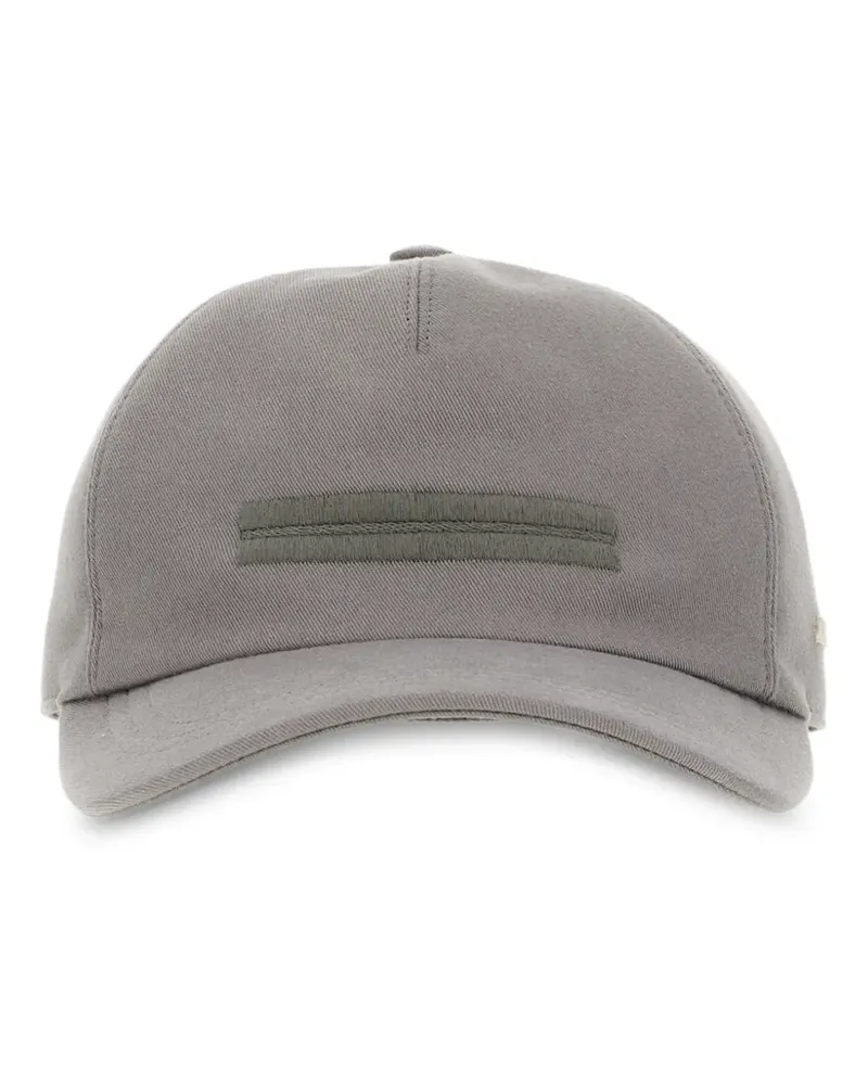 Ermenegildo Zegna embroidered-logo baseball cap - Grau Grau