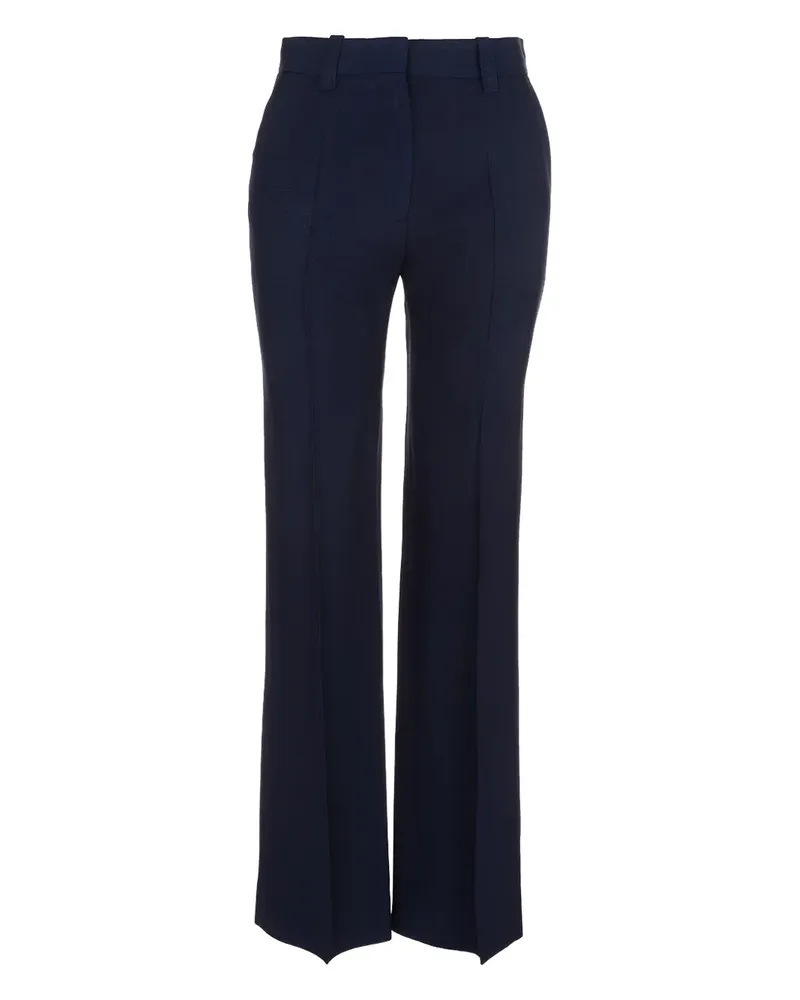 Victoria Beckham Hose mit ausgestelltem Bein - Blau Blau