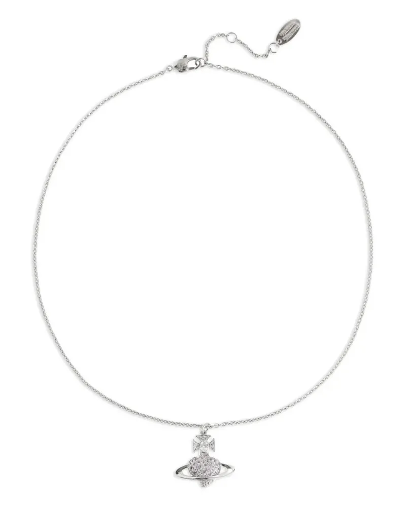 Vivienne Westwood Halskette mit Reichsapfel - Silber Silber