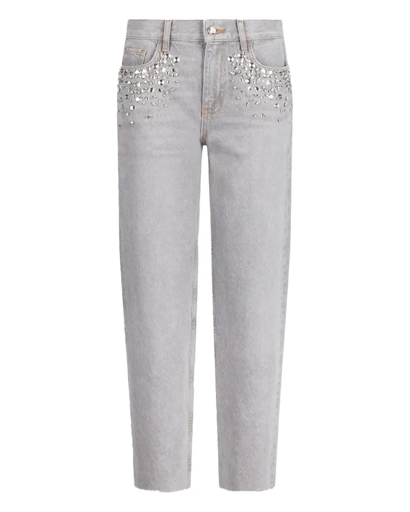 Liu Jo Strassverzierte Jeans - Grau Grau