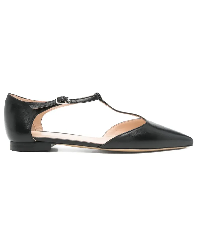P.A.R.O.S.H. Ballerinas aus Leder - Schwarz Schwarz