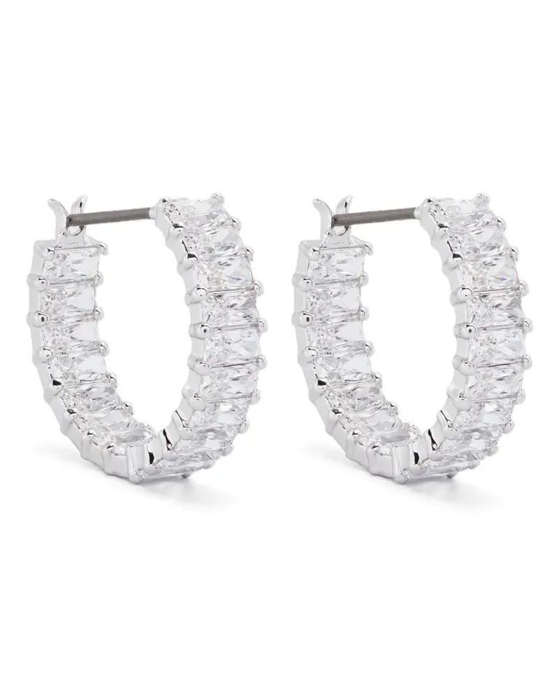 Swarovski Matrix Ohrringe - Silber Silber