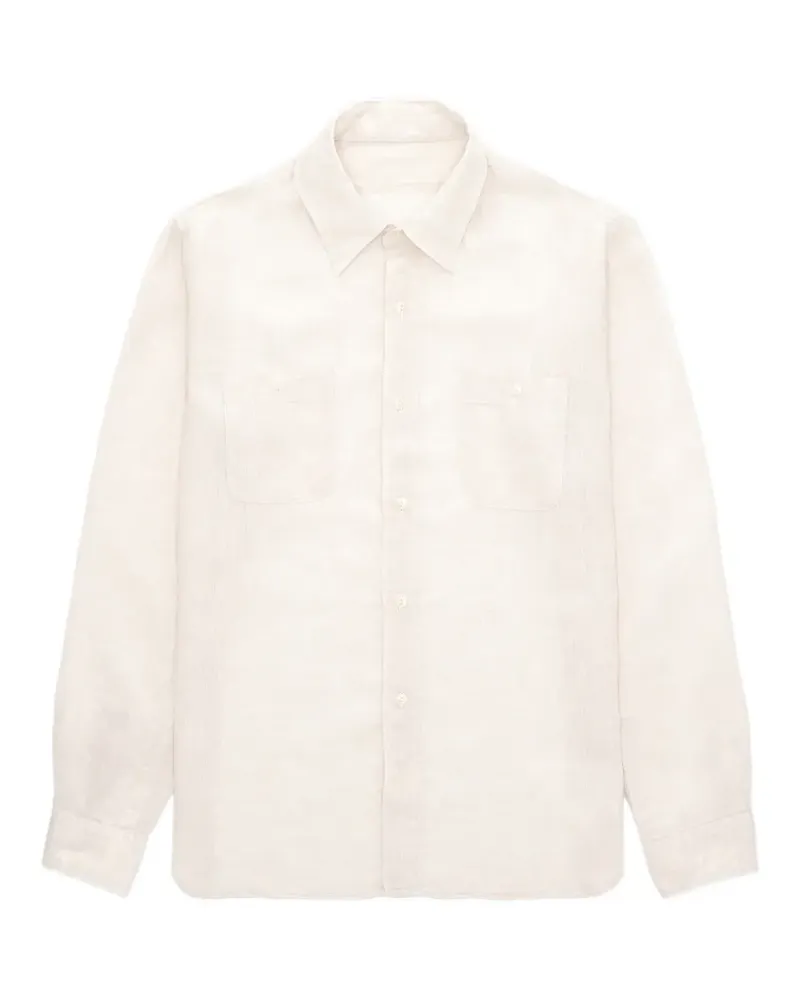 Fortela Work linen shirt - Nude Nude