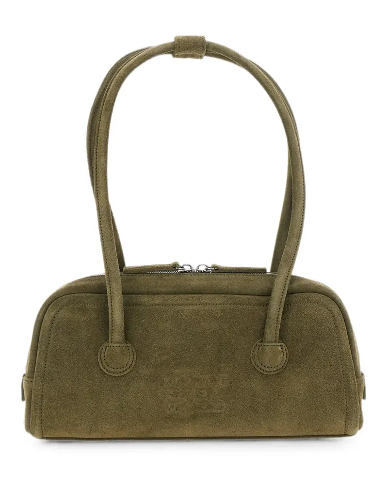 Marge Sherwood suede shoulder bag - Grün Grün