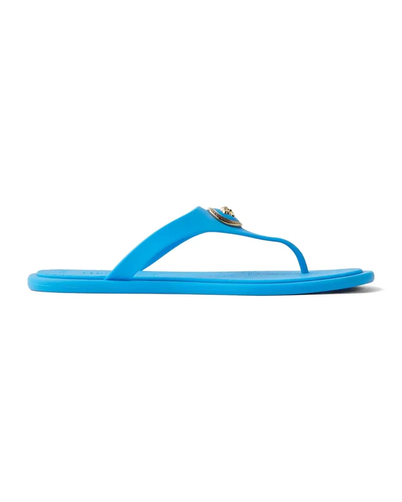 Versace Flache Alia Sandalen - Blau Blau