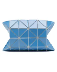 Issey Miyake Kosmetiktasche mit geometrischen Einsätzen Blau