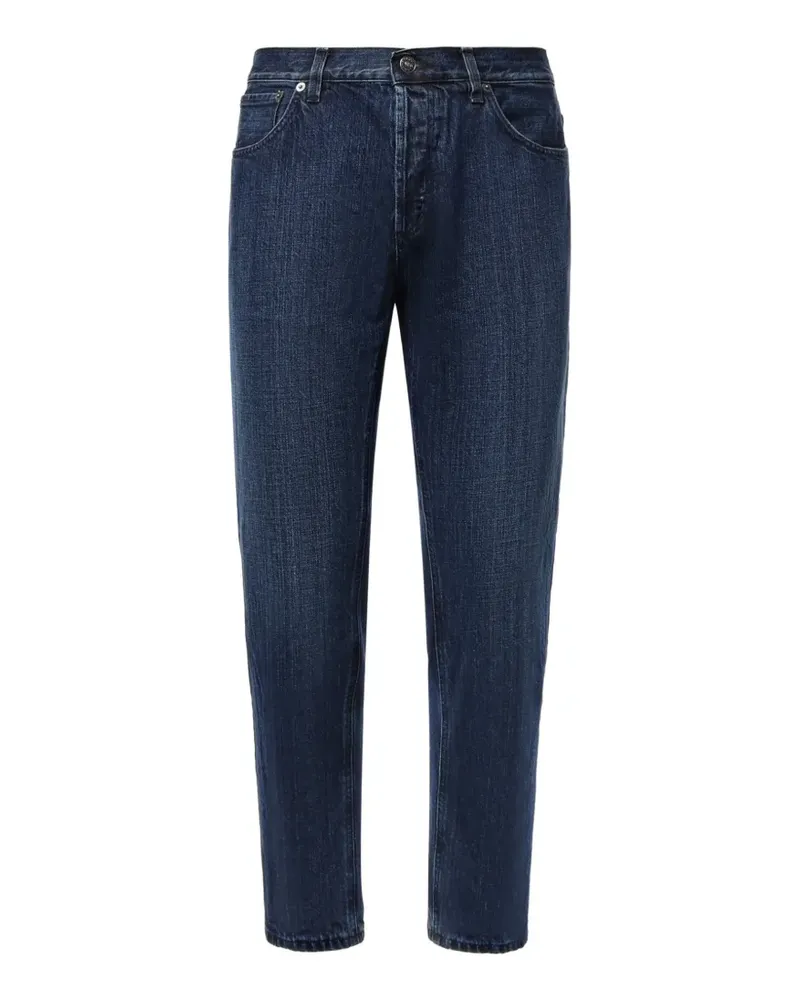 Dondup Brighton logo-plaque jeans - Blau Blau