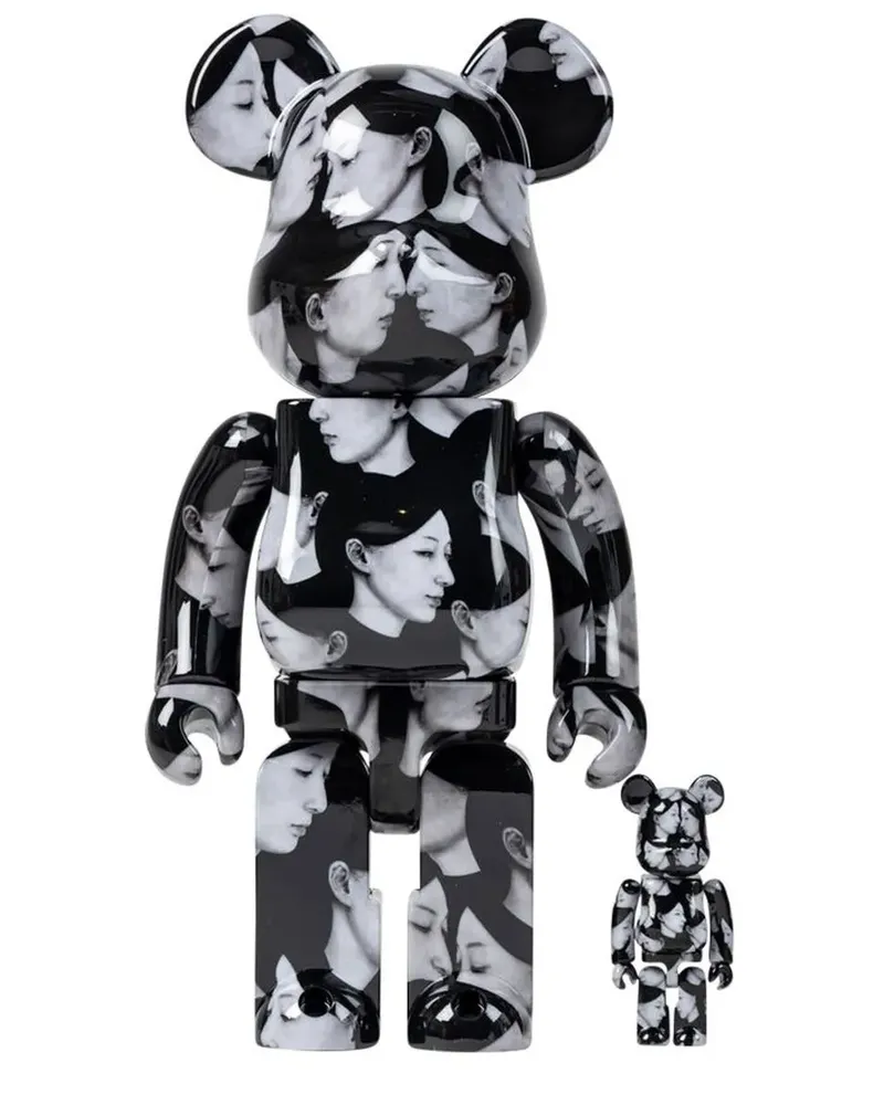 Medicom Toy Us In Me BE@RBRICK 100% und 400% Figuren-Set - Schwarz Schwarz