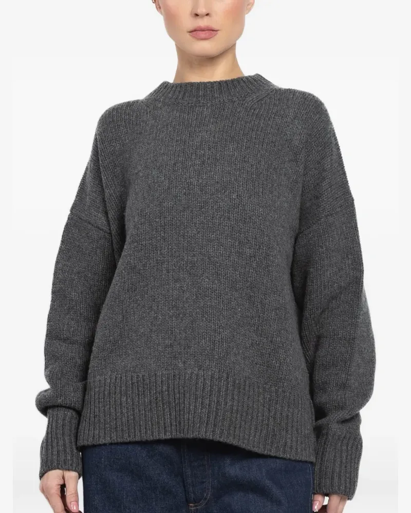 Nili Lotan crewneck knitted top - Grau Grau