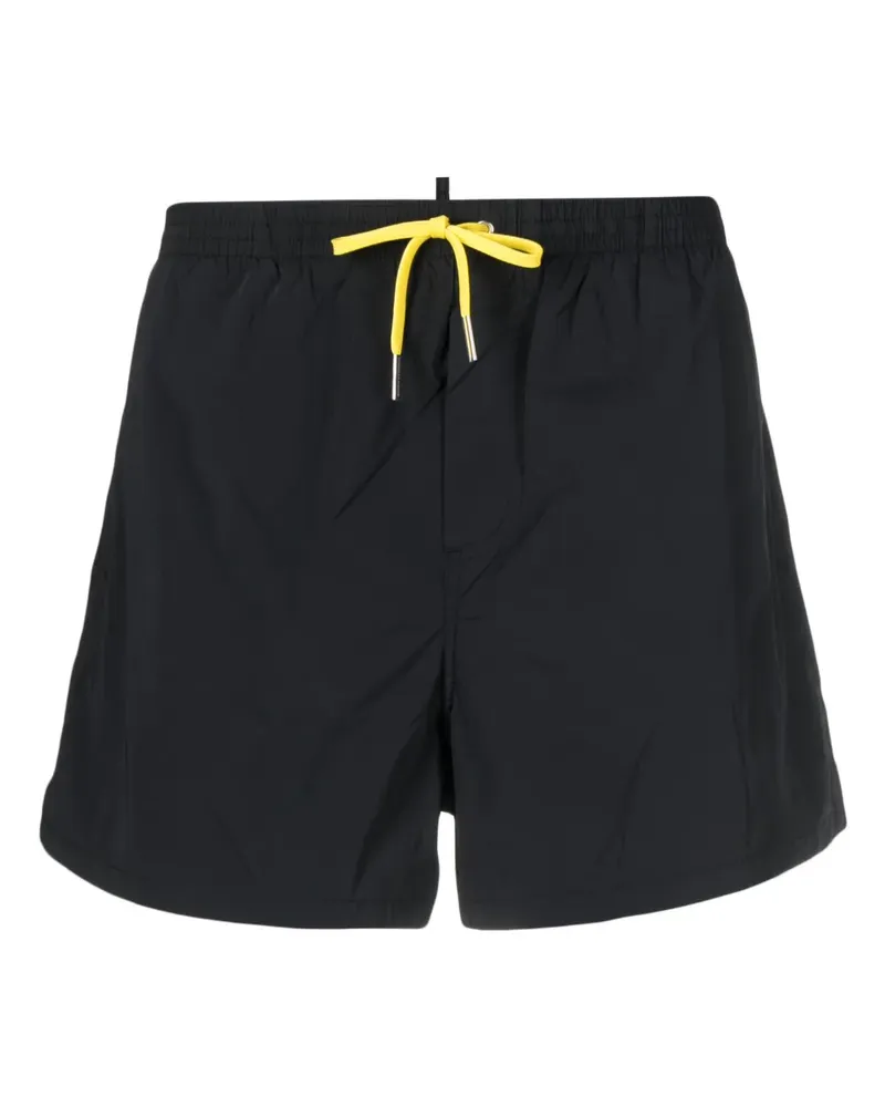Dsquared2 x Pac-Man Joggingshorts mit Logo-Print - Schwarz Schwarz