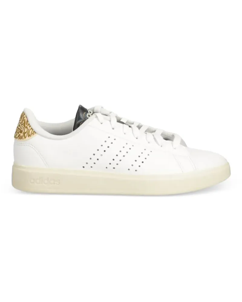 adidas Advantage 2.0 Sneakers mit Lochmuster - Weiß Weiß