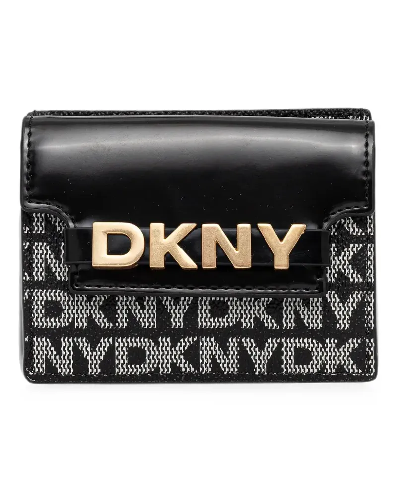 DKNY Avril logo-print wallet - Schwarz Schwarz