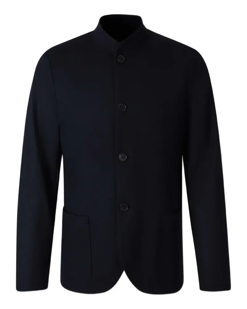 Harris Wharf London Jacke mit Mandarinkragen - Blau Blau