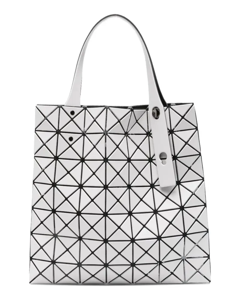Issey Miyake geometric-pattern tote bag - Grau Grau
