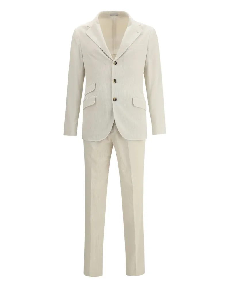 Brunello Cucinelli Anzug aus Cord - Nude Nude