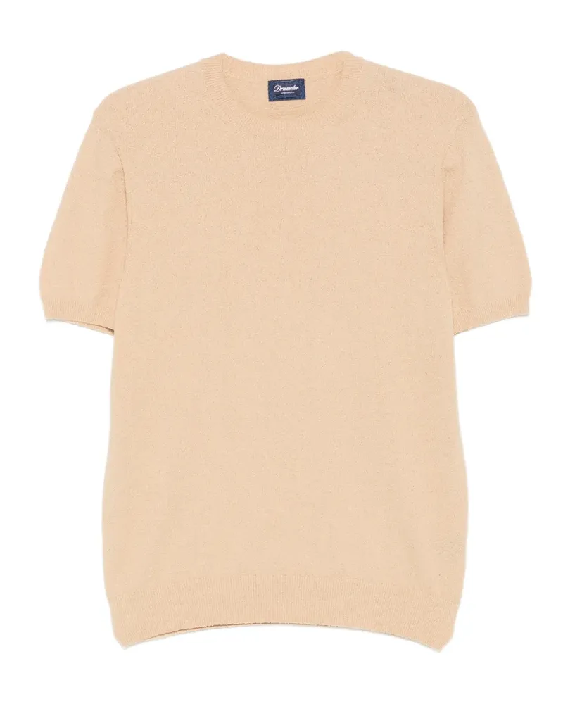 Drumohr  T-Shirt mit Rundhalsausschnitt - Nude Nude