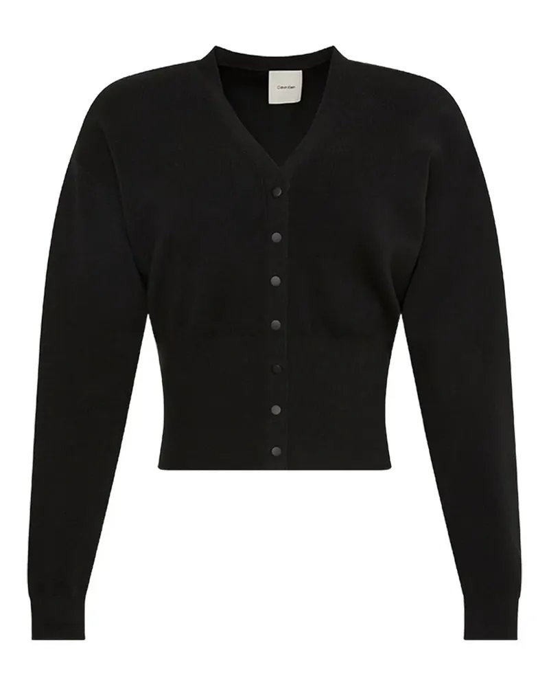 Calvin Klein Jacke mit Druckknöpfen - Schwarz Schwarz