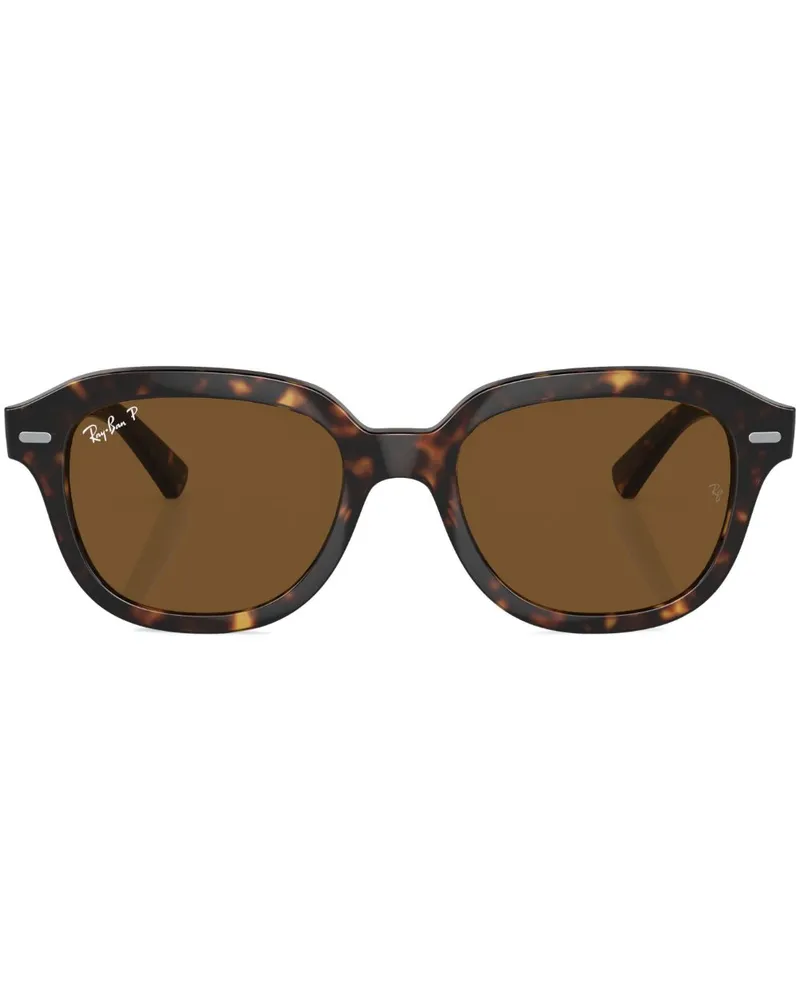 Ray Ban Erik Sonnenbrille mit rundem Gestell - Grün Grün