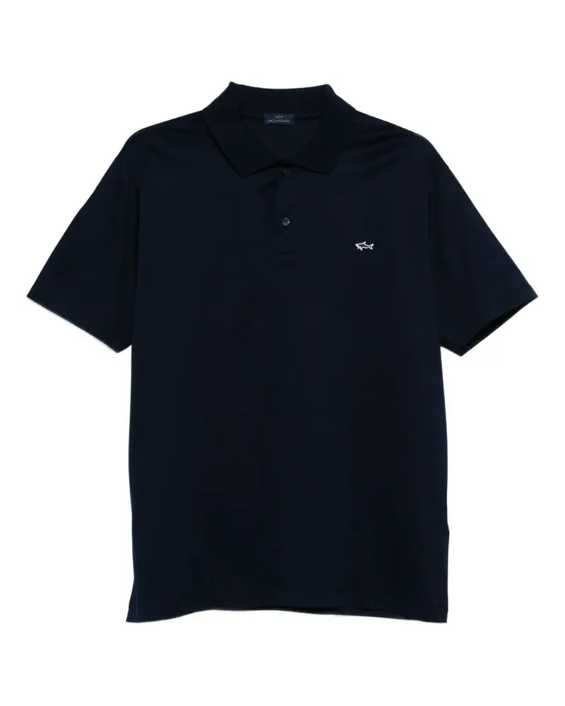 Paul & Shark Poloshirt mit Logo-Stickerei - Blau Blau
