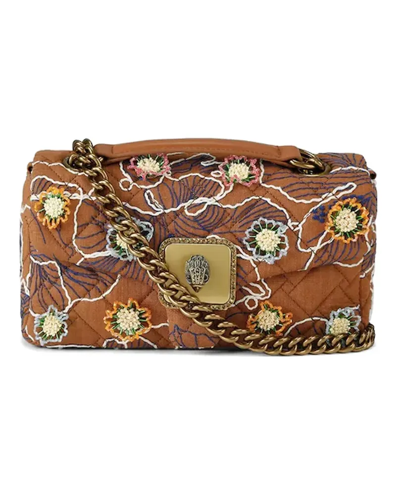 Kurt Geiger Pimlico floral-print quilted tote bag - Braun Braun