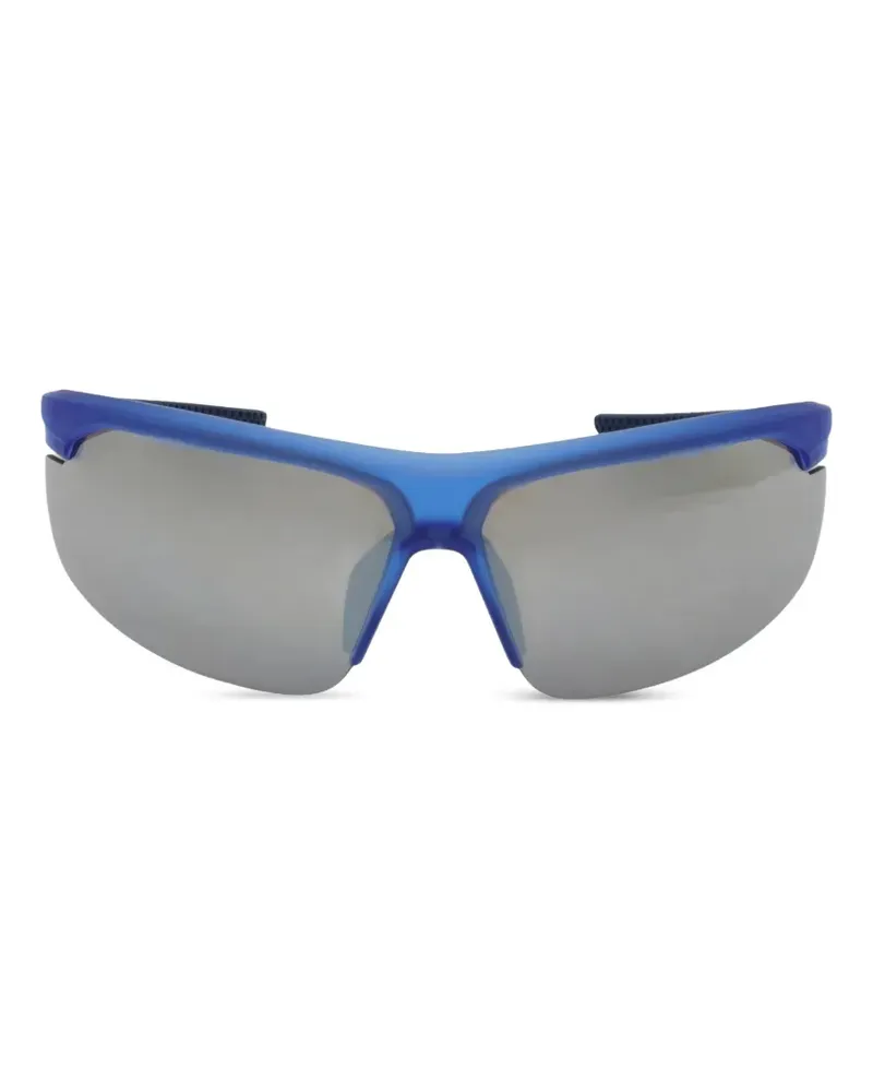 Nike Verspiegelte Windtrack E Sonnenbrille - Blau Blau