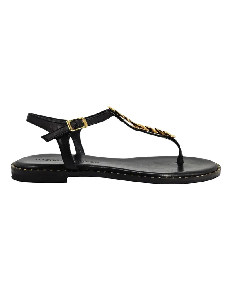 MADISON.MAISON leaf-embellished sandals - Schwarz Schwarz