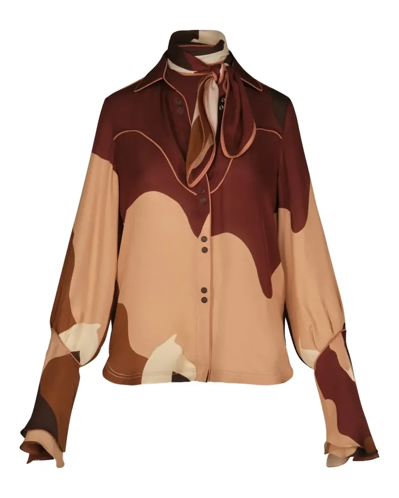 Johanna Ortiz High Tides shirt - Braun Braun