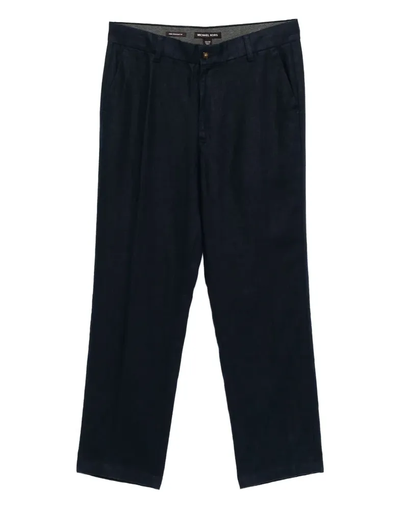 Michael Kors Gerade Chino aus Leinen - Blau Blau