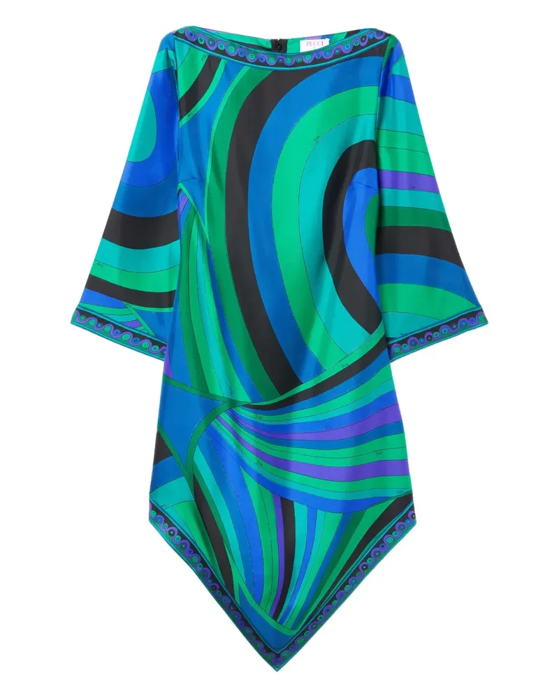Emilio Pucci Tunika mit abstraktem Print - Grün Grün